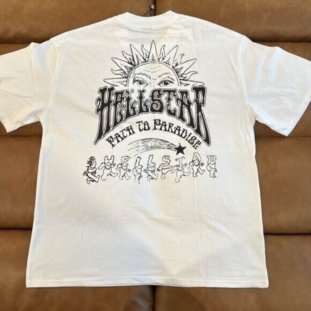 Hellstar Grateful Dead Dancing Bears White T-Shir… - image 2